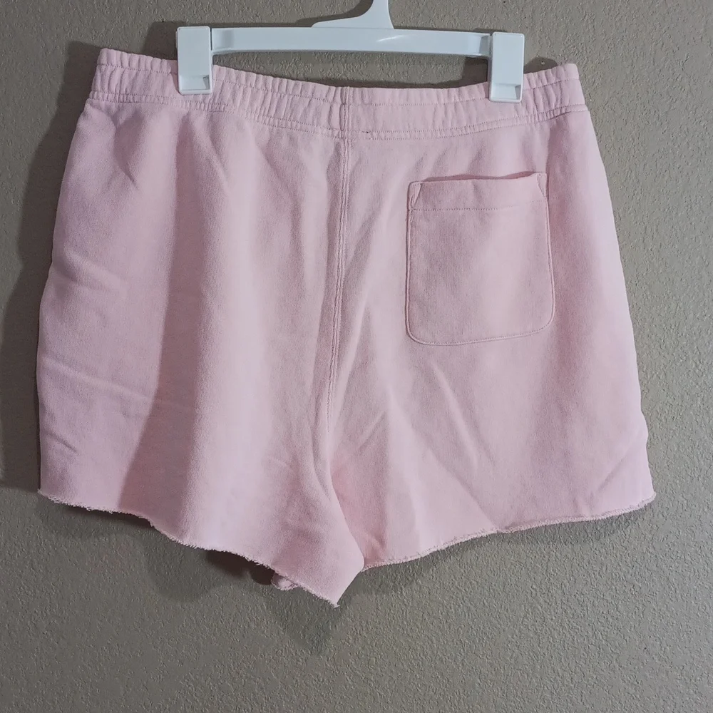 Polo by Ralph Lauren Light Pink Terry Drawstring Women's Shorts - Picture 5 of 5